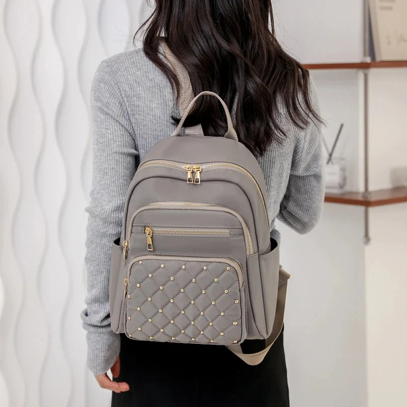 Naisten Nylon Travel & School Backpack reppu - Image 10