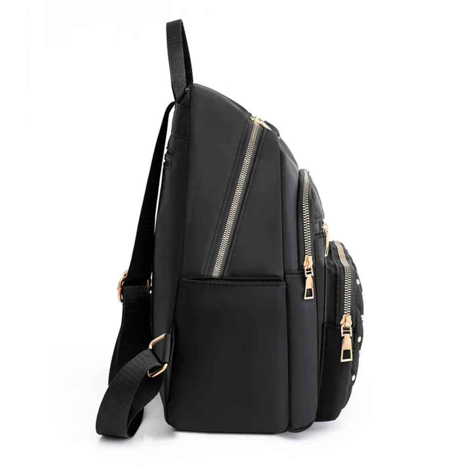 Naisten Nylon Travel & School Backpack reppu - Image 4