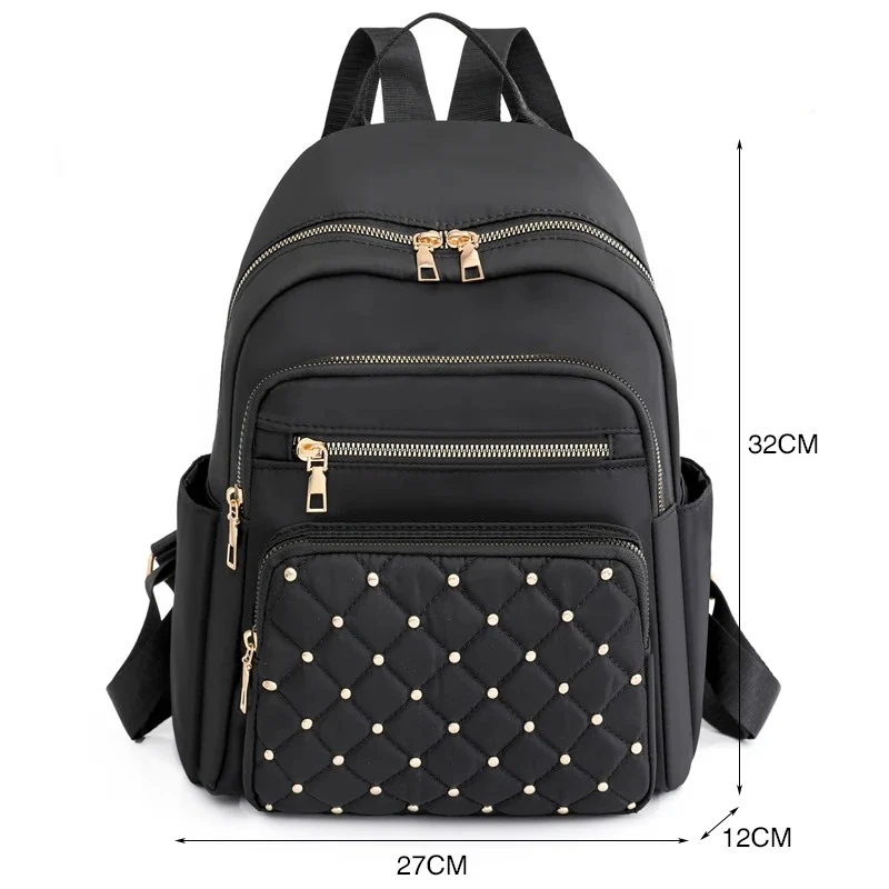 Naisten Nylon Travel & School Backpack reppu - Image 6
