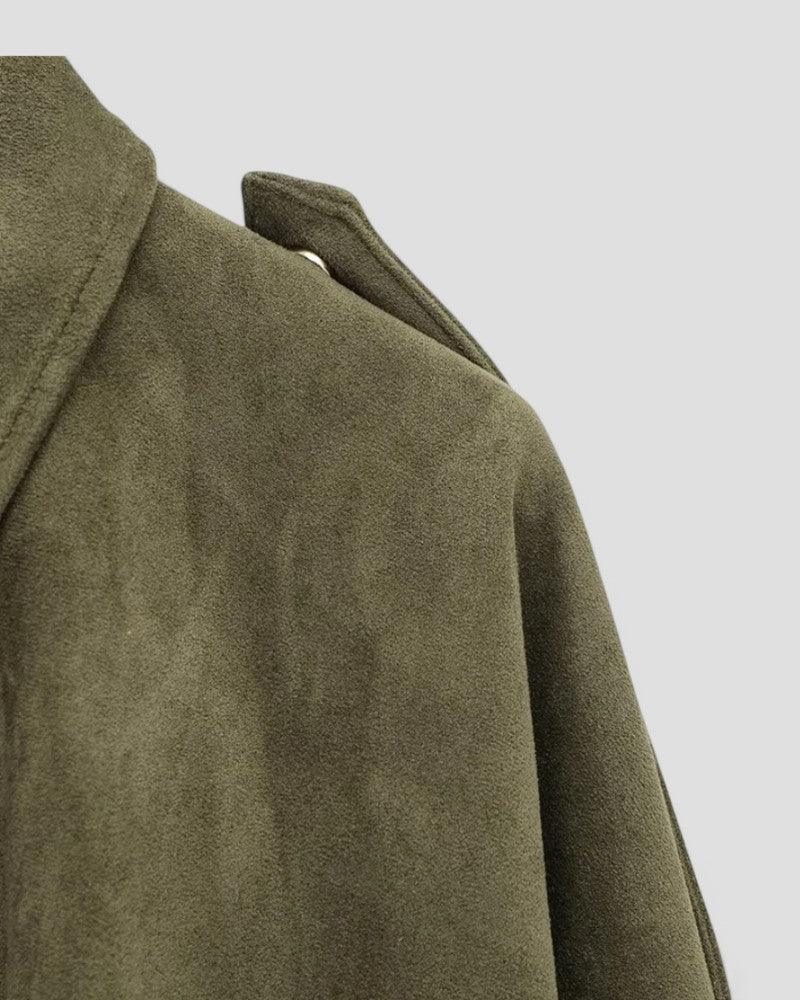 Naisten Oversized Bomber-takki Vetoketjulla - Image 5
