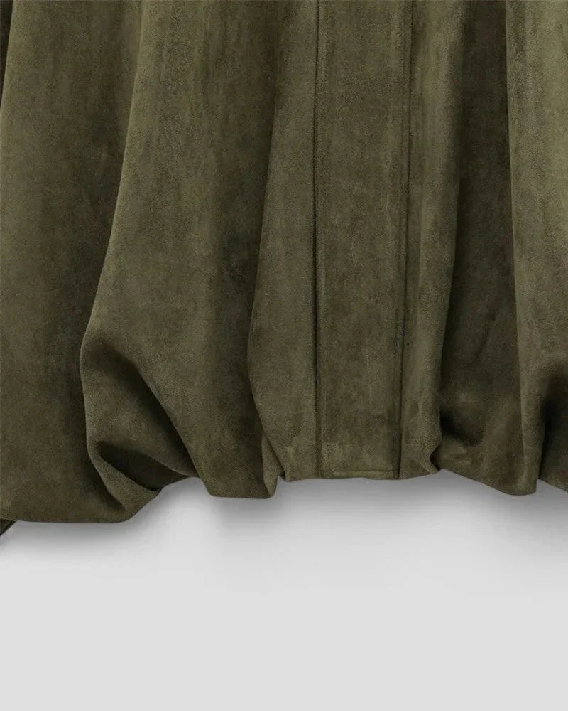 Naisten Oversized Bomber-takki Vetoketjulla - Image 6