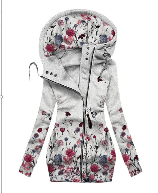 Naisten Perhonen Art Vest Sweatshirt - Image 5