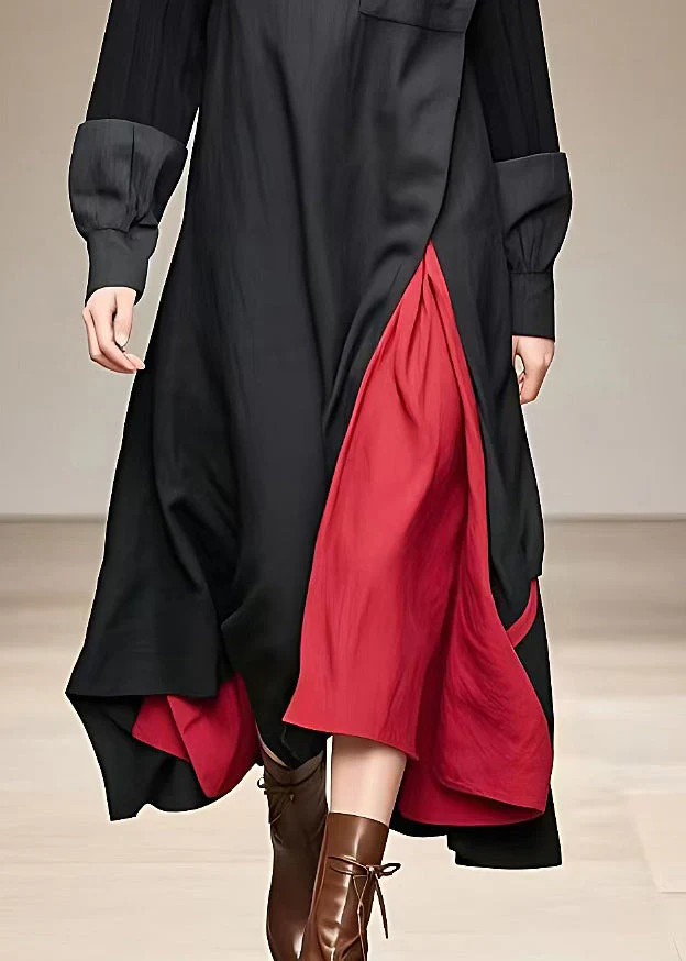 Naisten Pitkä Mekko Turtleneck Muotoilu - Image 5