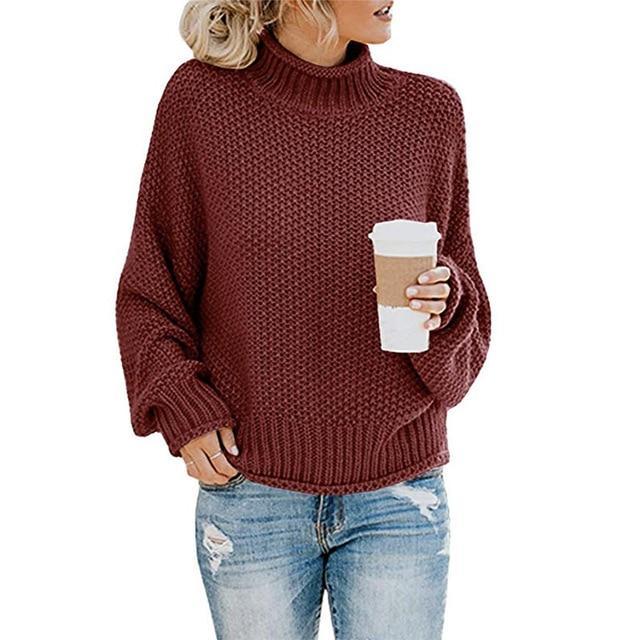 Naisten Pullover Tyylikäs Villa - Image 4