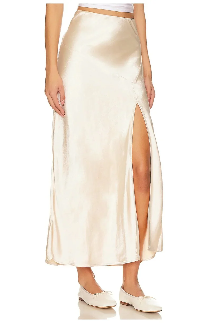 Naisten Polyesterisatiini Bodycon hame - Image 10