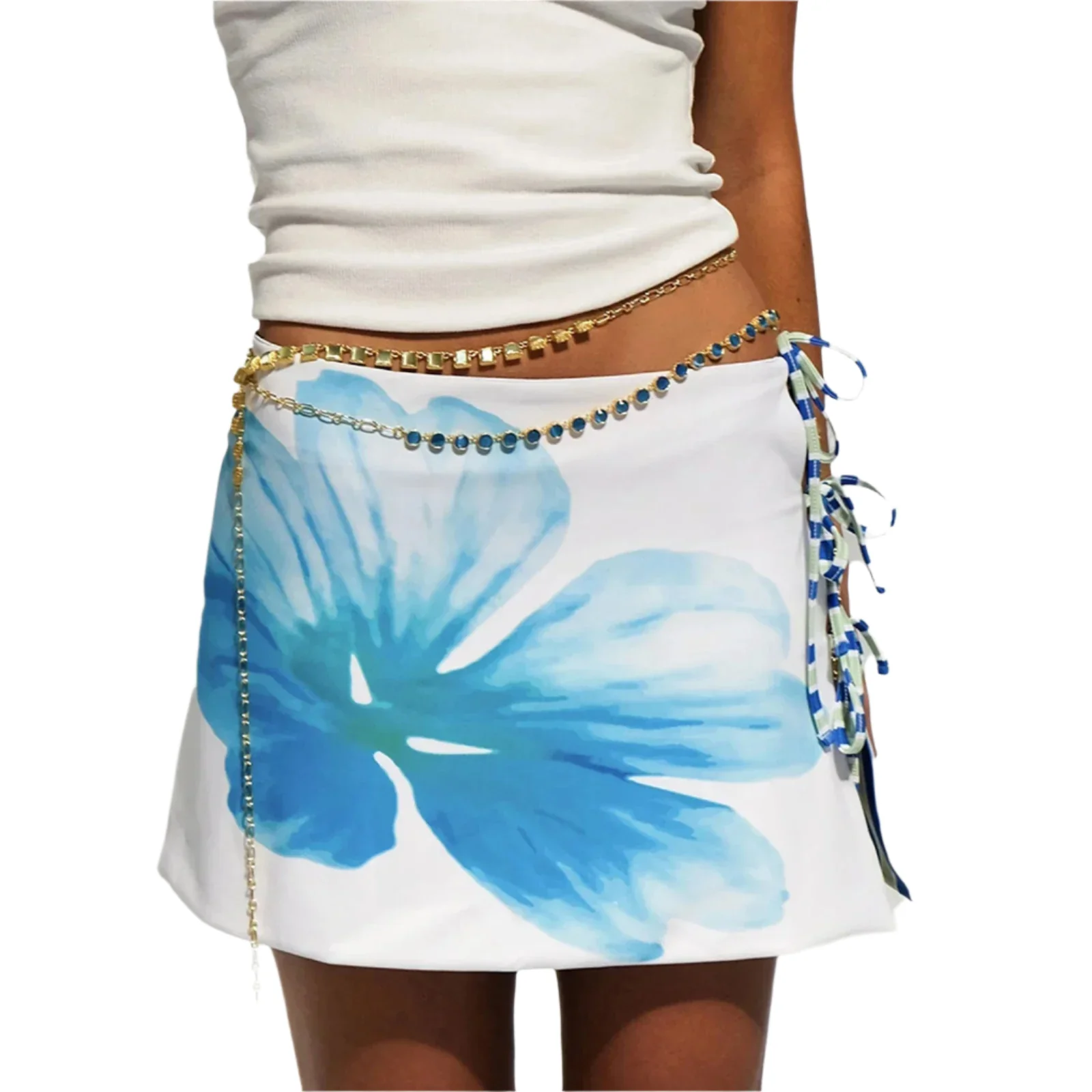 Naisten solmiovärinen bodycon-hame - Image 2