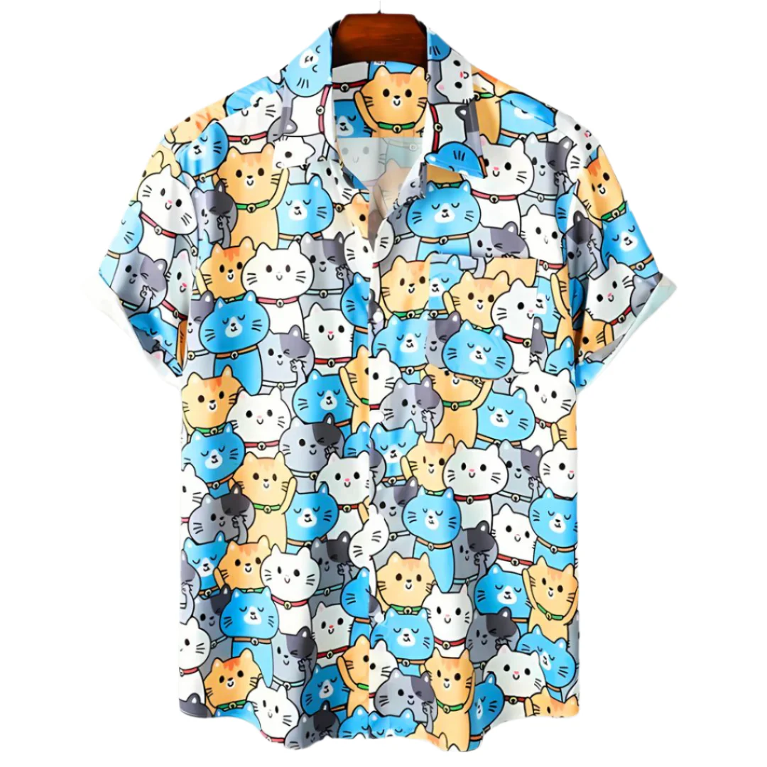 Naisten T-paita Rento Meow Kingdom Printti