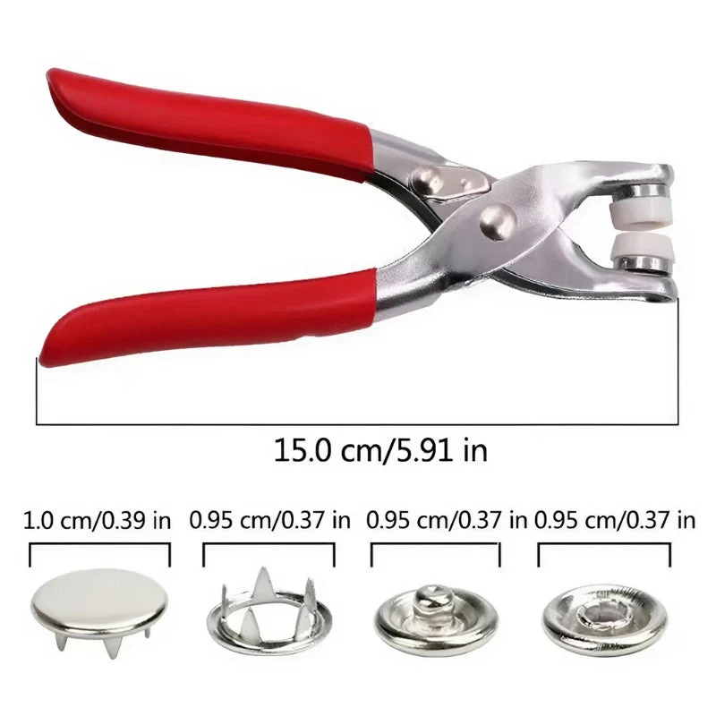 Nepparikiinnityssetti - Metallinapit ja Pihdit - Image 4
