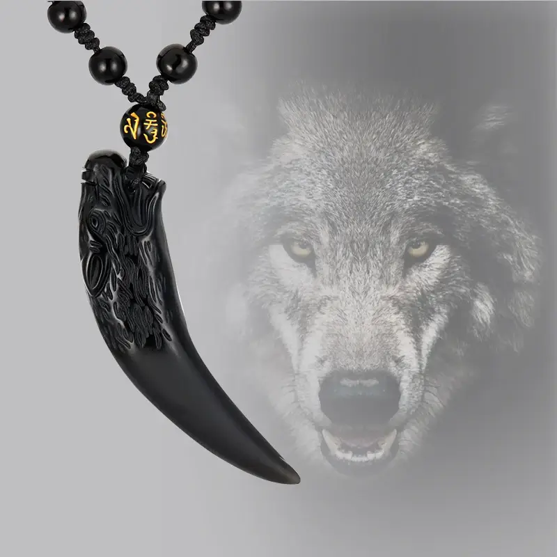 Obsidian Wolf Riipus Kaulakoru - Image 6