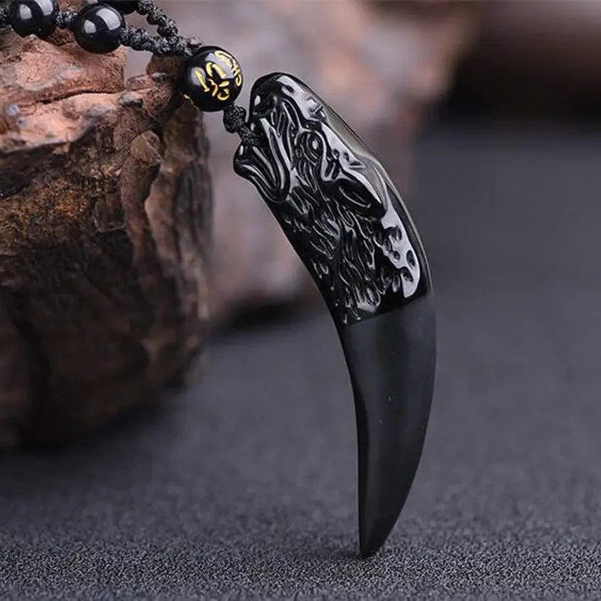 Obsidian Wolf Riipus Kaulakoru - Image 9