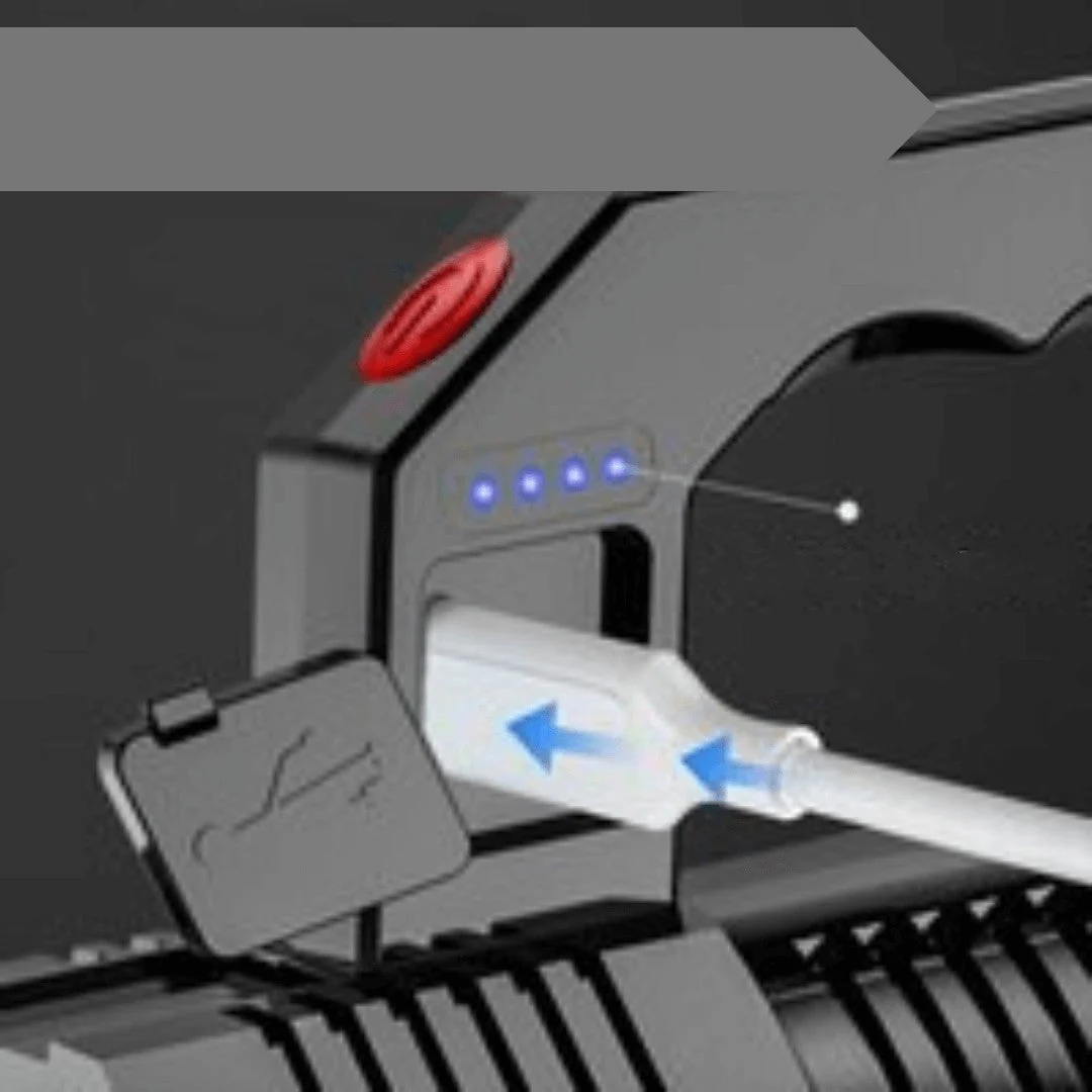 P1000 Led ladattava taskulamppu - Image 7
