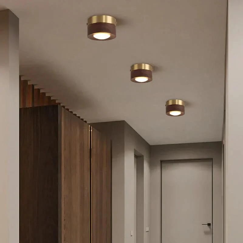 Pähkinä LED Kattovalaisin Moderni Muotoilu - Image 4