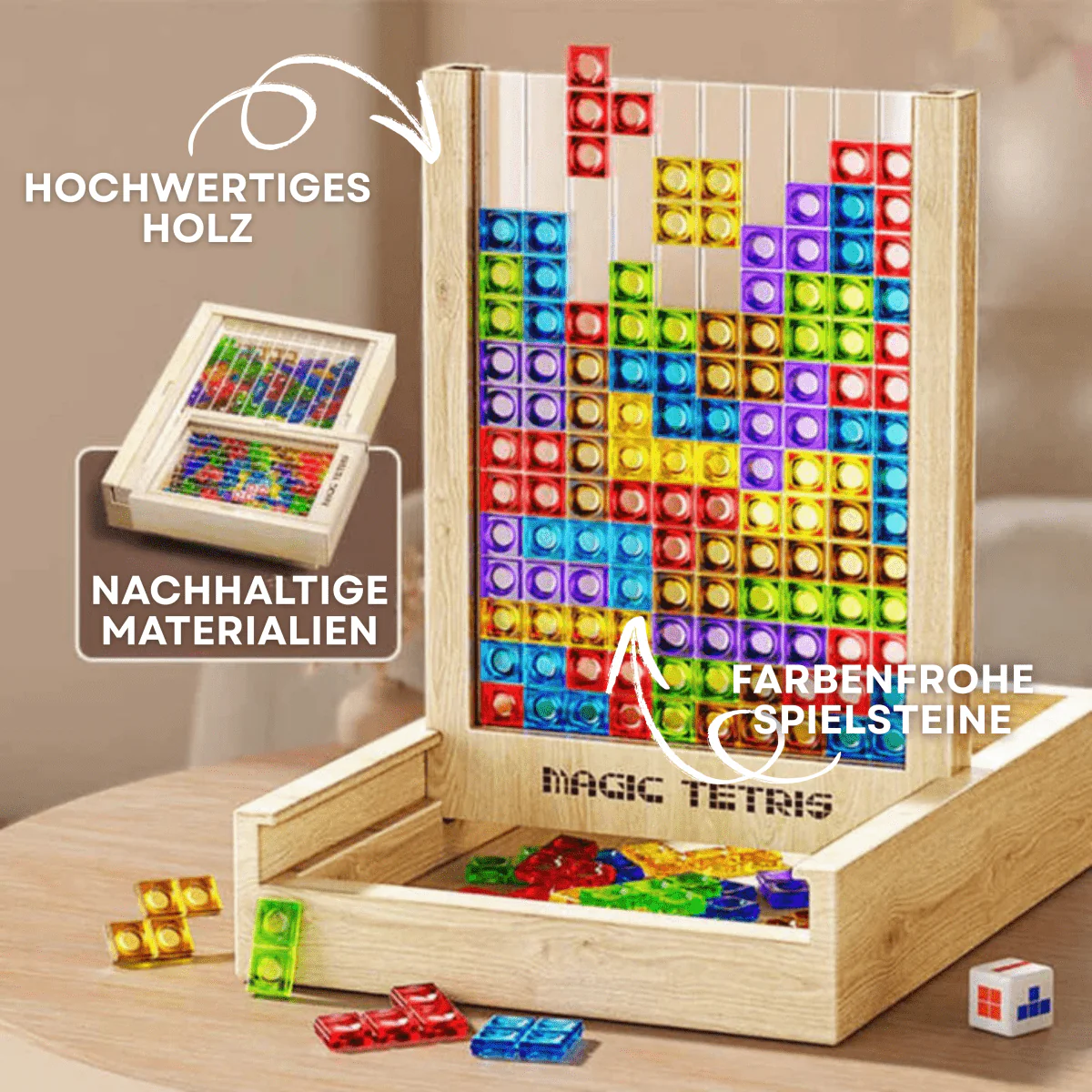 Perheen Tetris-pulmapeli Kestävä Design - Image 2