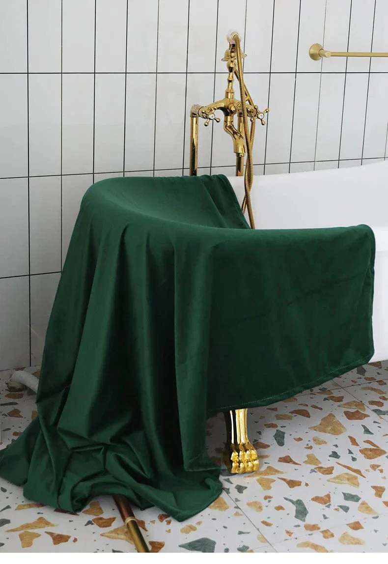 Pohjoismainen Suihkuverho Samettityyli Moderni Kylpyhuoneeseen - Image 3