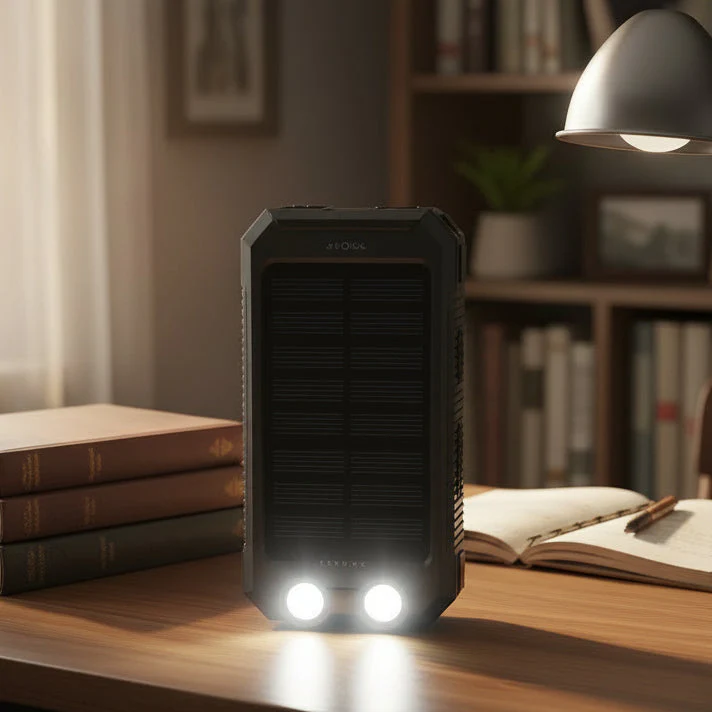 Power Bank Vedenpitävä Aurinkoenergialla 30 000 mAh
