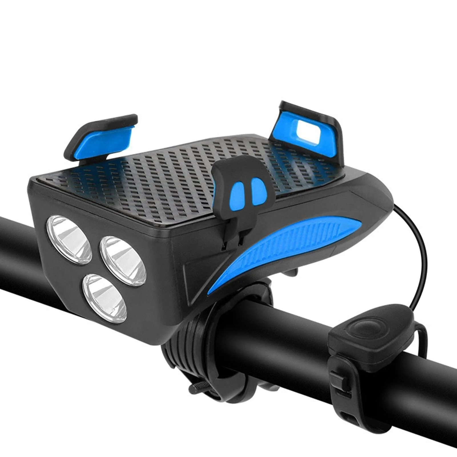 Pyöräilijöille suunniteltu 4-in-1 LED-lamppu, Powerbank ja Puhelinpidike - Image 4