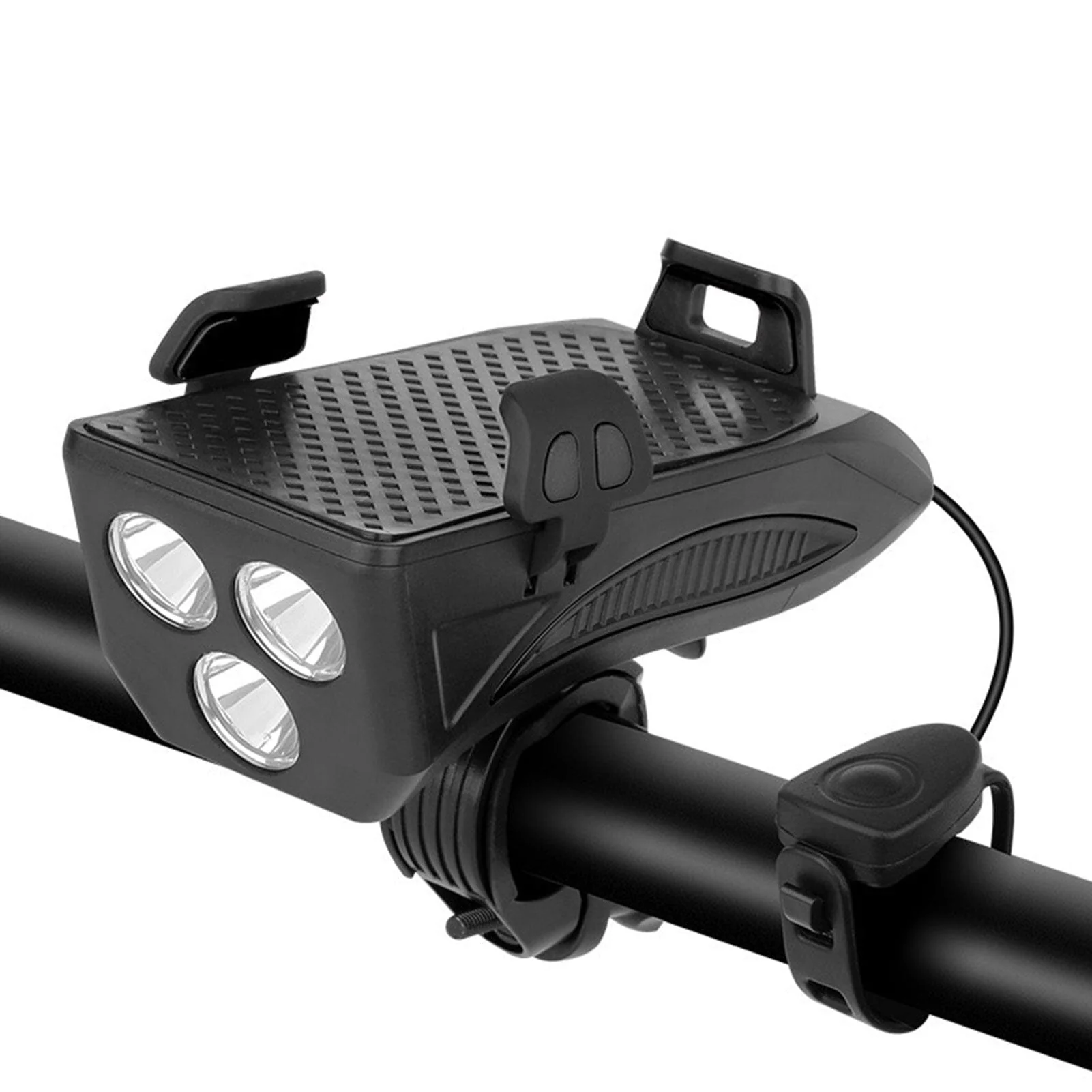 Pyöräilijöille suunniteltu 4-in-1 LED-lamppu, Powerbank ja Puhelinpidike - Image 5