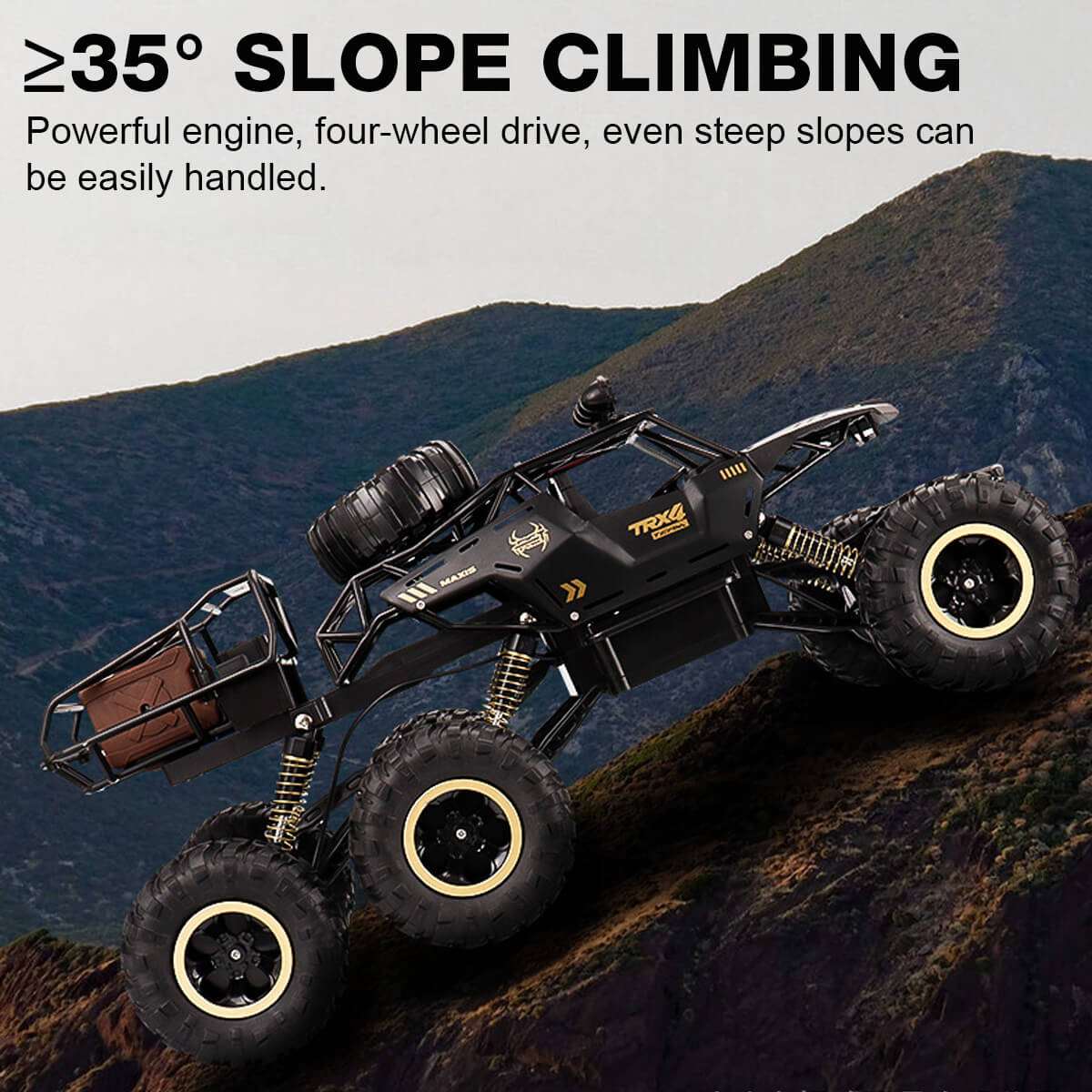 RC Monsteriauto 6WD LED-valoilla - Image 3