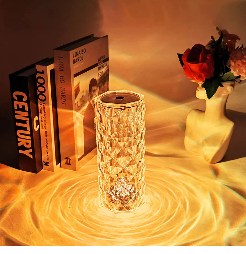 Rose Crystal projektorin kosketuslamppu - Image 4