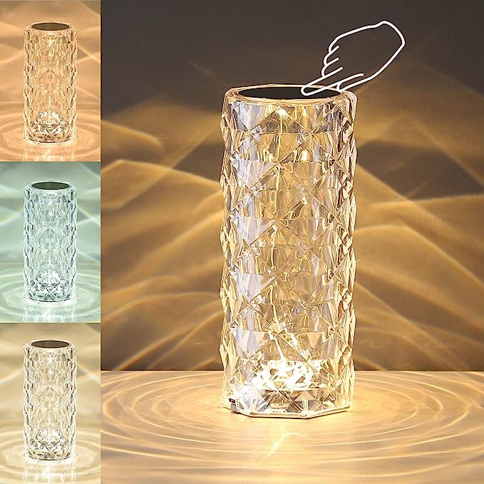 Rose Crystal projektorin kosketuslamppu - Image 7