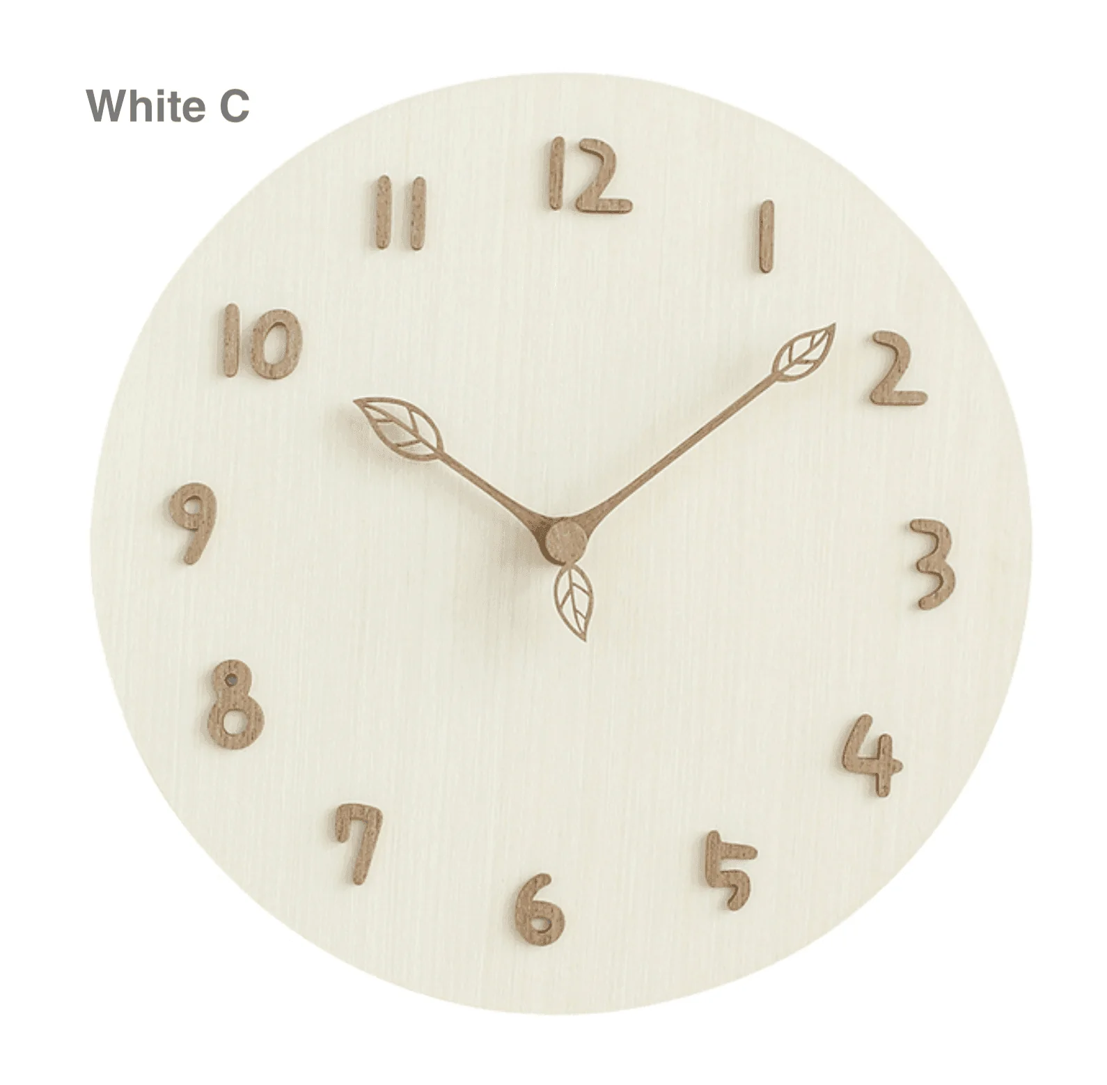 Seinäkello Tyylikkäällä Muotoilulla 30 cm Moderni Sisustuselementti - Image 5