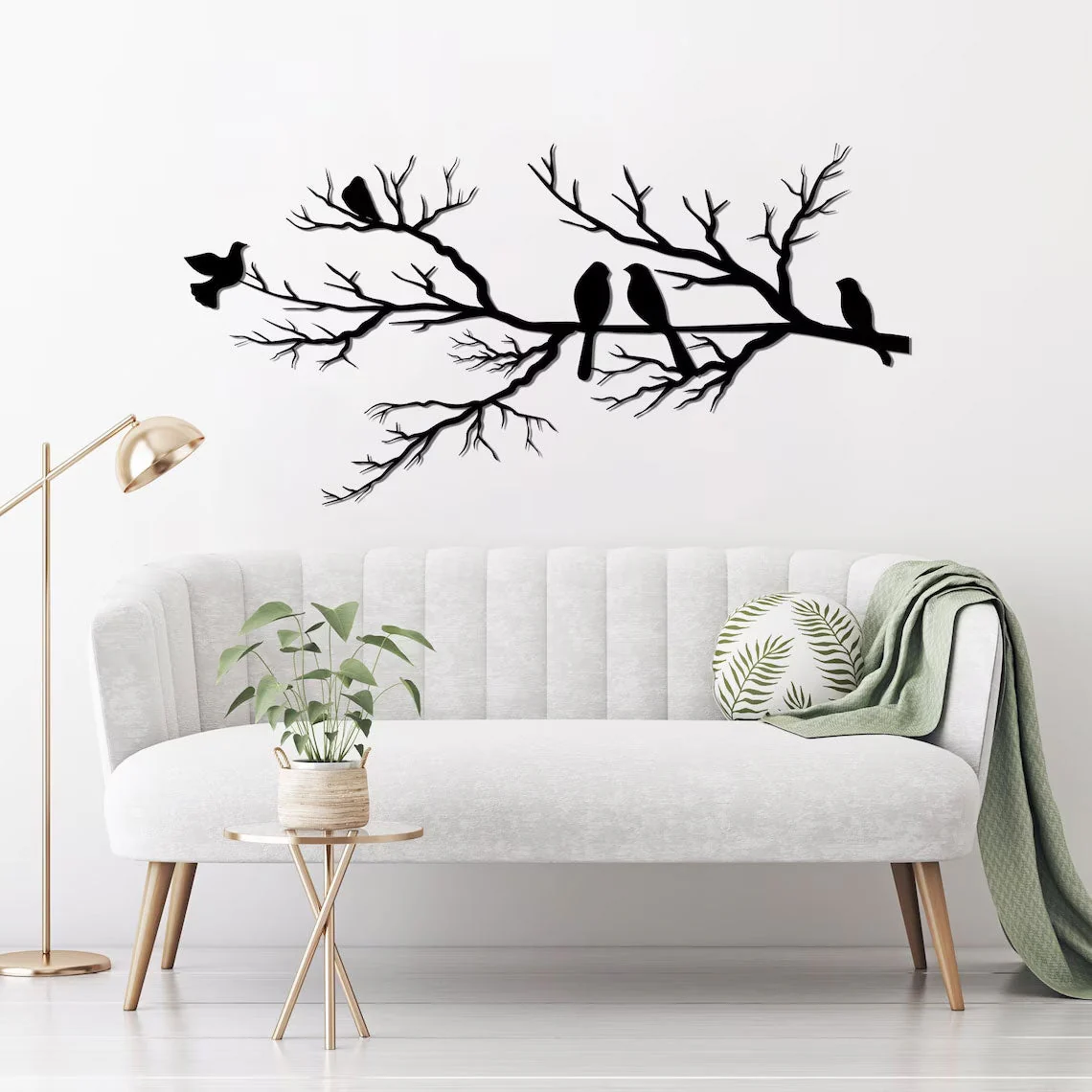 Seinäkori Moderni Linnut Minimalistinen Sisustus - Image 2