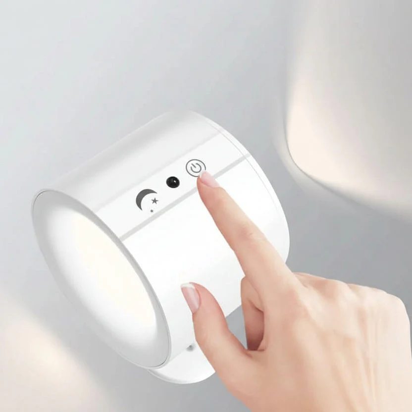 Seinävalaisin Himmennettävä Moderni LED 360° Kääntyvä Ladattava Seinälampuksi - Image 6