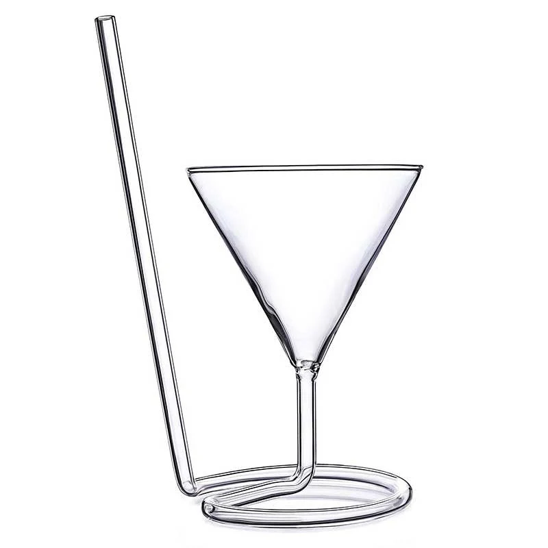 Spiral Straw Cocktail lasi