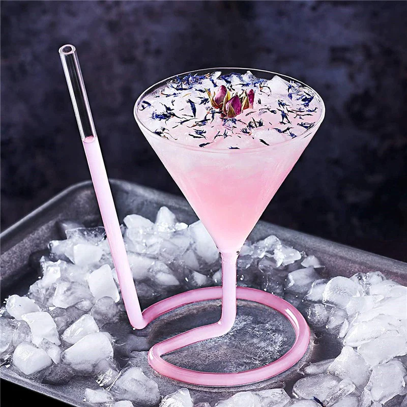 Spiral Straw Cocktail lasi - Image 8