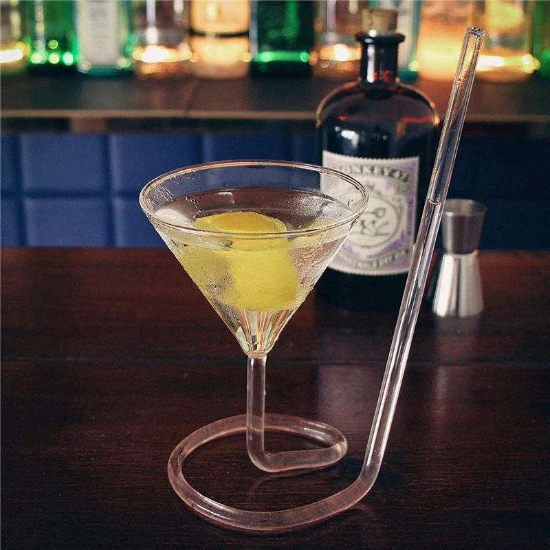 Spiral Straw Cocktail lasi - Image 9