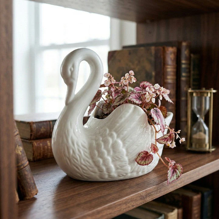 Swan Minimal Keraaminen Ruukku - Image 3