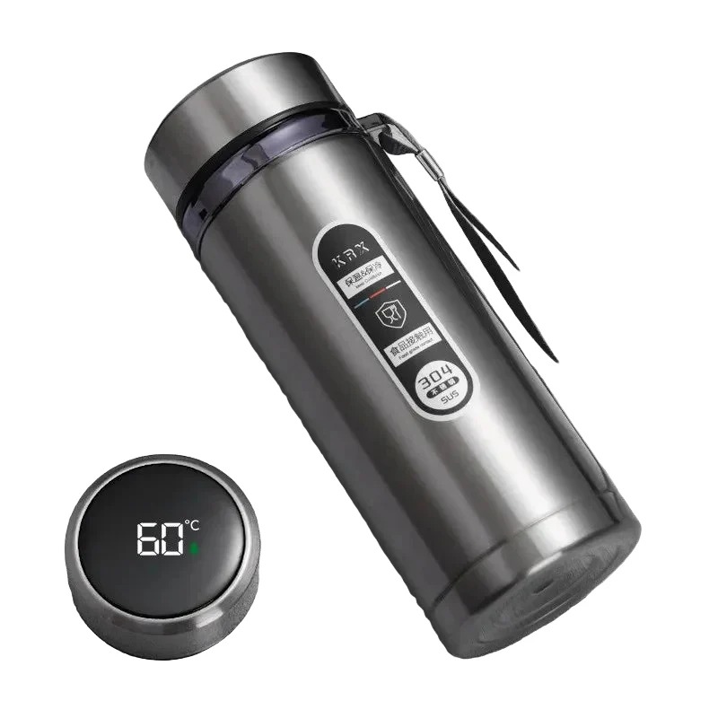 Termospullo LED-näytöllä 800ml-1L