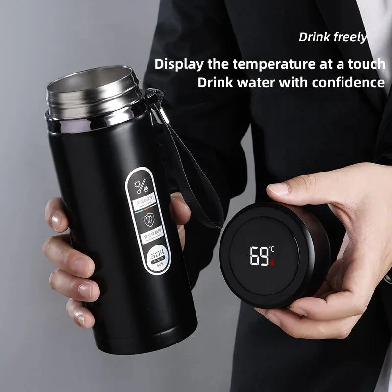 Termospullo LED-näytöllä 800ml-1L - Image 2