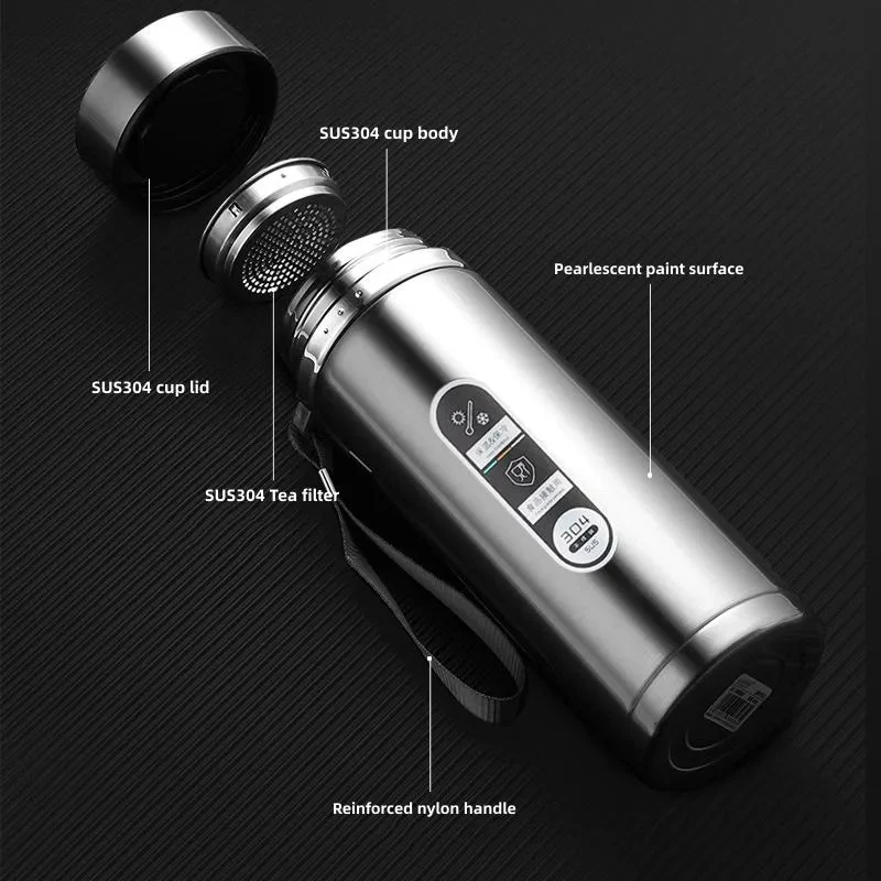 Termospullo LED-näytöllä 800ml-1L - Image 4
