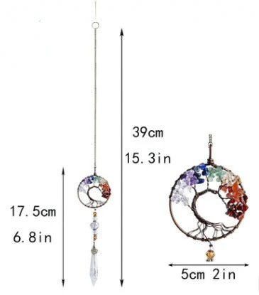 Tree of Life Crystal Suncatcher - Image 7
