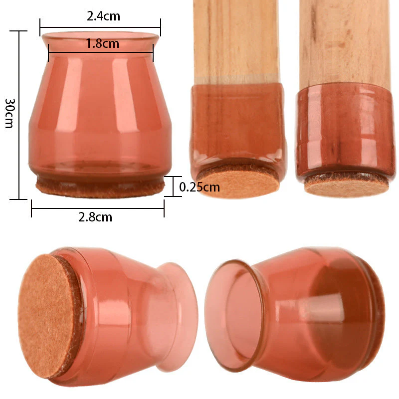 Tuolin Jalkasuojat 4 Kpl Moderni Muotoilu - Image 10