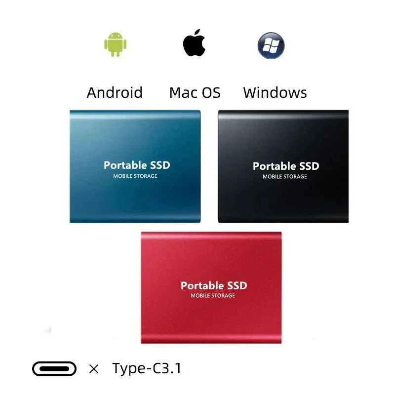 Ulkoisen SSD-levyn 128 TB Kompakti ja Luotettava Tallennustila - Image 3