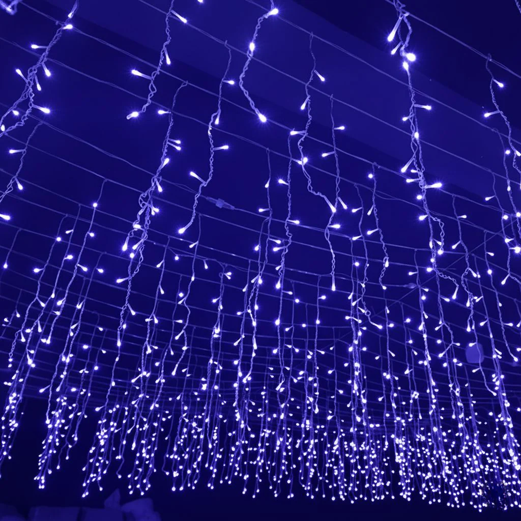 Ulkokäyttöön tarkoitettu LED-jääpuikkovalosarja 50m - Image 4