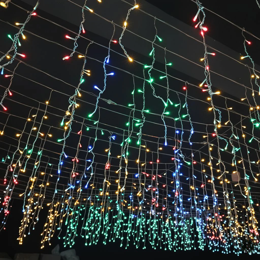 Ulkokäyttöön tarkoitettu LED-jääpuikkovalosarja 50m - Image 5