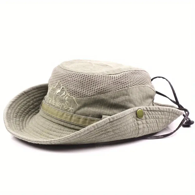 Unisex Aurinkohattu Leveällä Reunalla