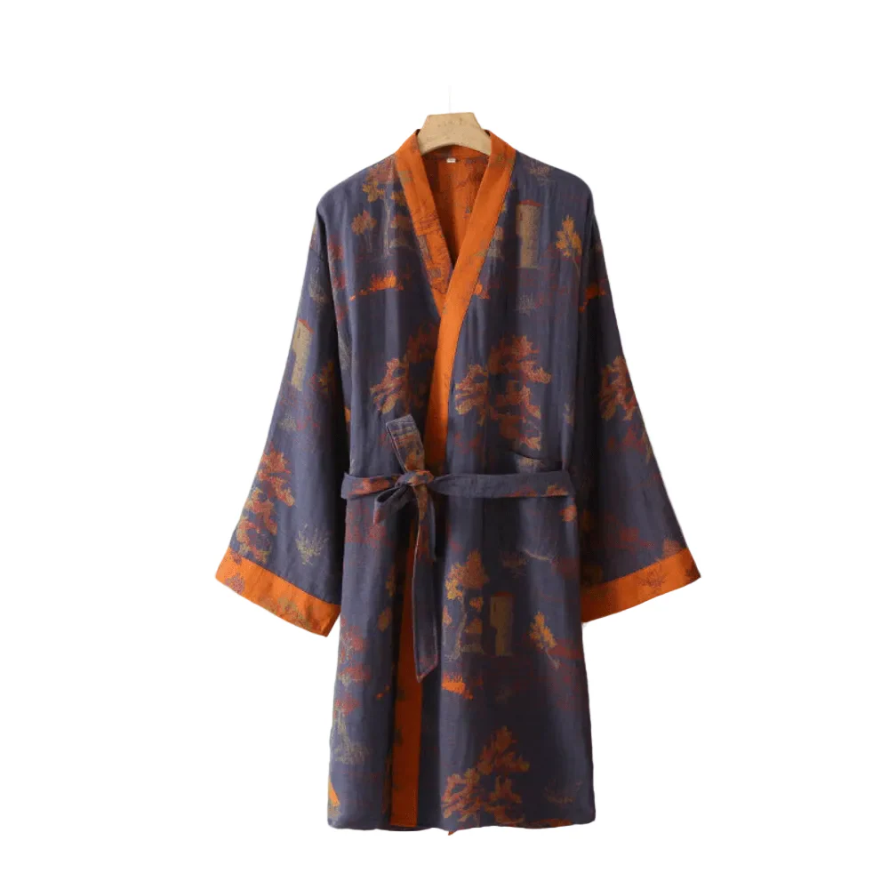 Unisex Kimono Kylpytakki Retro-muotoilulla