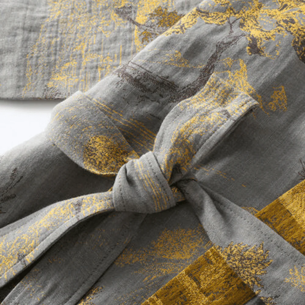Unisex Kimono Kylpytakki Retro-muotoilulla - Image 4