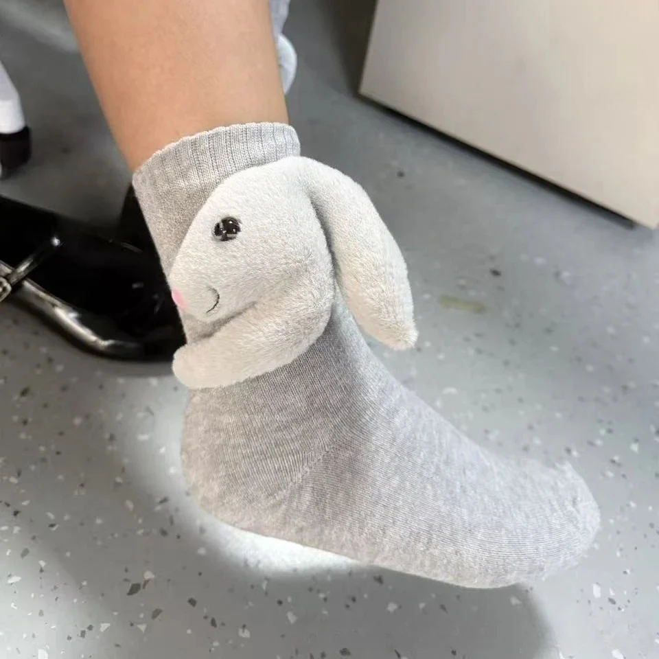 Unisex Talosukat 3D-Eläinkorostuksella Leikkisästi Mukautuva - Image 8