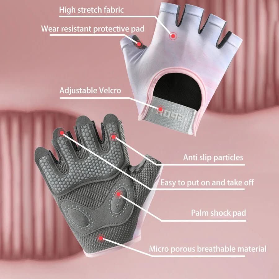 Unisex Urheilukäsineet Puolisormella - Image 5