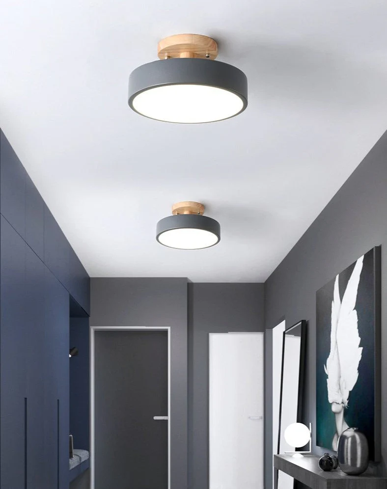 Värikäs LED-kattovalaisin Pohjoismaiseen Tyyliin - Image 2