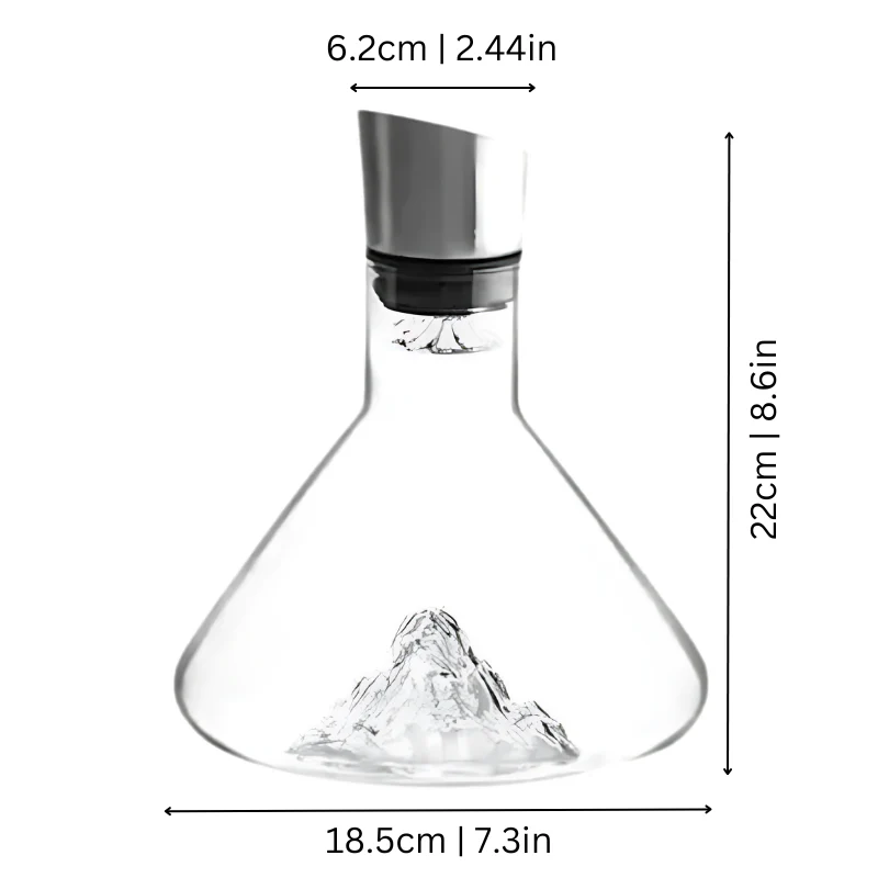 Viinikarahvi Ilmastimella ja Suodattimella 1200 ml Tyylikäs Design - Image 3