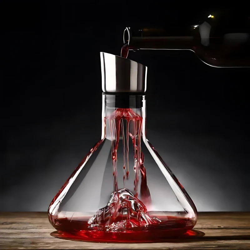 Viinikarahvi Ilmastimella ja Suodattimella 1200 ml Tyylikäs Design - Image 4