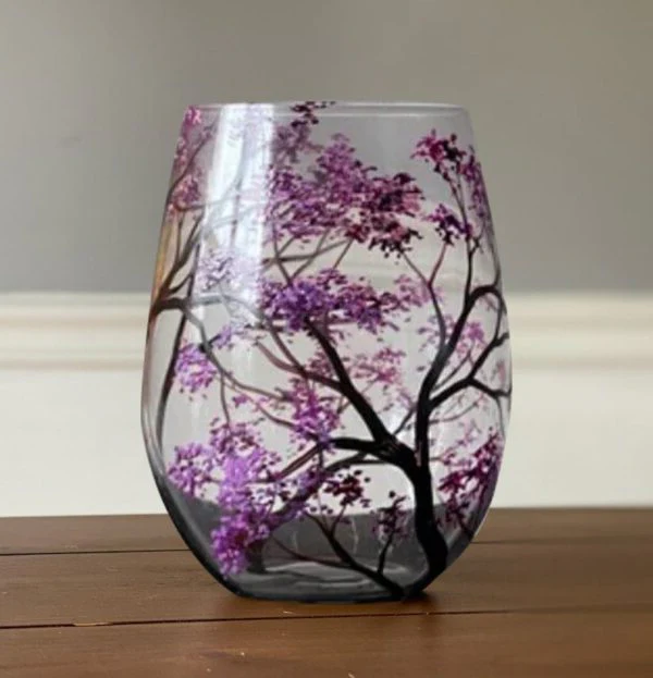 Viinilasit Four Seasons Tree -taideteos - Image 6