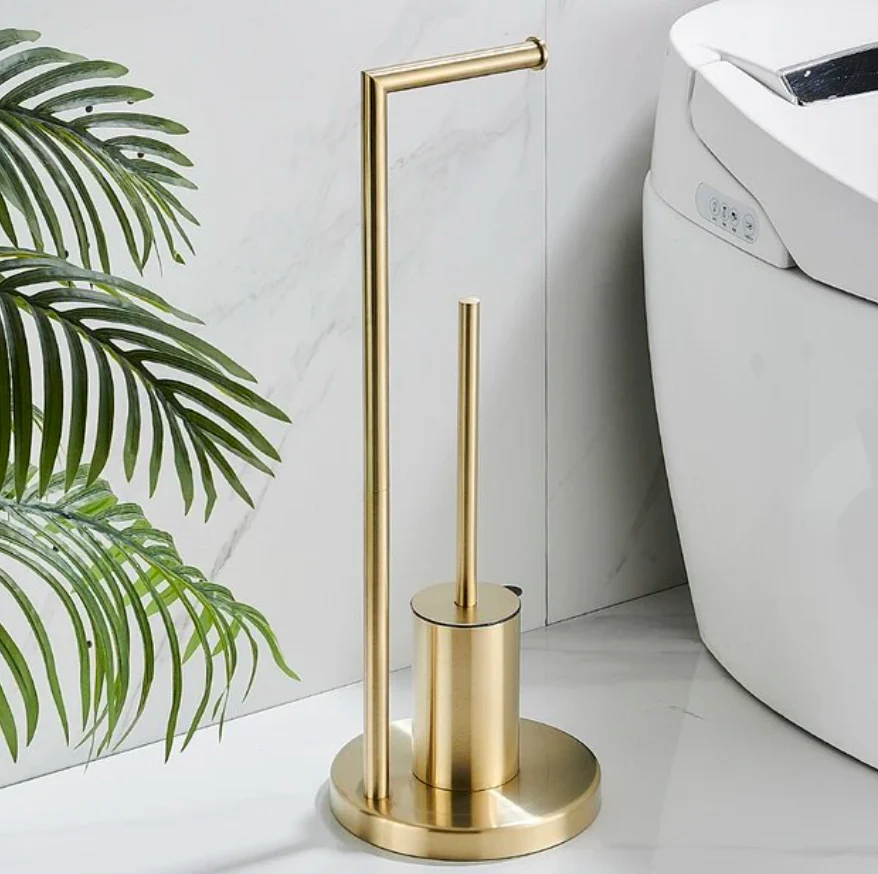 WC-paperipidike ja puhdistusharja moderniin kylpyhuoneeseen - Image 3
