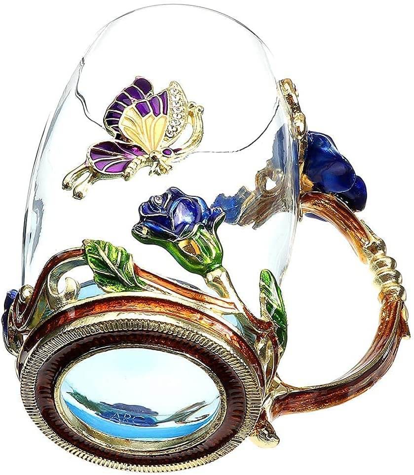 Ylellinen Blue Rose Crystal muki - Image 7